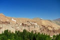 Buddhist monastery in the Basgo village in Ladakh