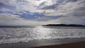 The view of the beauty of the Batu Kalang beach, Tarusan West Sumatra, Indonesia