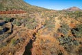 View of Beaverhead Spring located in Red Rock Country of Sedona, Arizona Royalty Free Stock Photo