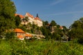 View of Bechyne town, Czech Republ Royalty Free Stock Photo