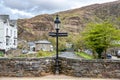 View from the Beddgelert bridge over the River Colwyn in the heart of Snowdonia National Park