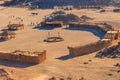 View on bedouin village in Arabian desert, Egypt