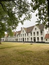 View of the Begijnhof in Bruges Royalty Free Stock Photo