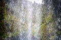 View from behind lower south falls in silver falls state park Royalty Free Stock Photo