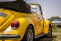 Yellow Volkswagen Beetle #2 Royalty Free Stock Photo