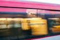 View from Beijing Airport Express Train Royalty Free Stock Photo