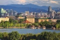 View of Beijing skyline,Beihai Park,