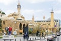 Beirut downtown old cityscape, Mansour Assaf and Al Omari mosques, Beirut, Lebanon Royalty Free Stock Photo