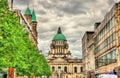 View of Belfast City Hall from Donegall Place