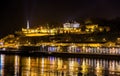View of Belgrade Fortress over the Sava river Royalty Free Stock Photo