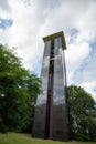 Berlin, Germany - August 11 , 2021 - view of the bell tower called Carillon in Berlin