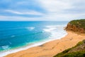 View of Bells beach on Great Ocean Road, Victoria state, Australia Royalty Free Stock Photo