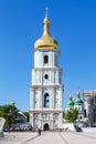 View of belltower of Saint Sophia Cathedral Royalty Free Stock Photo