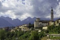 View of Belluno, historic city Royalty Free Stock Photo