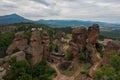 View from Belogradchik rocks, Bulgaria Royalty Free Stock Photo