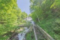 View from below Amicalola Falls