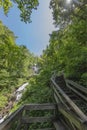 View from below Amicalola Falls