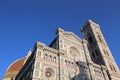 Florence Cathedral bell tower designed by the Italian architect Royalty Free Stock Photo