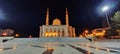 Panoramic view of a famous Mosque at night in Constantine. Algeria Royalty Free Stock Photo
