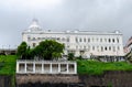 View from below of the Rio Branco Palace in the city of Salvador in Bahia