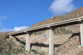 View from below of highway