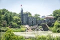 View on the Belvedere Castle in Central park in New York Royalty Free Stock Photo