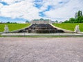 View with Belvedere Palace (Schloss Belvedere) built in Baroque architectural style and located in Vienna, Austria Royalty Free Stock Photo