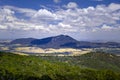 View from Ben Nevis Firetower lookout - Australian countryside. Royalty Free Stock Photo