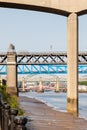 The View Beneath Redheugh Bridge on the River Tyne