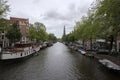 View From The Berensluis Bridge At Amsterdam The Netherlands 16-8-2021