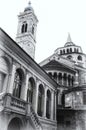 View on the Bergamo Cathedral