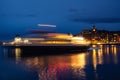 View of Bergen at night, Norway Royalty Free Stock Photo