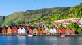 View of Bergen, Norway during the day Royalty Free Stock Photo