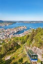 View of Bergen in Norway Royalty Free Stock Photo