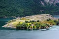 View of Bergsholmen island in Forsand municipality, Norway