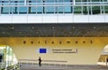 View of the Berlaymont building headquarters of the EU European Commission in Brussels, Belgium Royalty Free Stock Photo