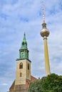 Berliner Fernsehturm - Berlin, Germany Royalty Free Stock Photo