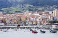 View of Bermeo city, Basque Country, Spain. Royalty Free Stock Photo