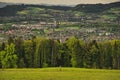 View of Bern city from Gurten Hill. Switzerland Royalty Free Stock Photo