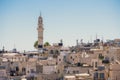 Bethlehem, West Bank, cityscape featuring a minaret Royalty Free Stock Photo