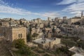 View of Bethlehem in the Palestinian Authority from the Hill of David