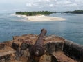 View of a Betul beach from Betul Fort and Cannon