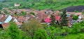 View of Biertan village, transylvania province, Romania