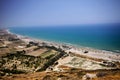 View of the big beach. Kurion, Cyprus