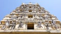 View of Big Bull Temple, temple was built in 1537 by Kempe Gowda under Vijayanagar empire, Bangalore, Karnataka Royalty Free Stock Photo