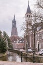 Ancient city center of Amersfoort Netherlands