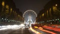 View of big wheel in Paris Royalty Free Stock Photo