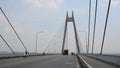View of the Binh bridge in Haiphong, Vietnam