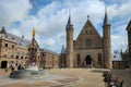 View of the Binnenhof in the city of The Hague