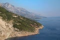View of Biokovo mountains in Croatia Royalty Free Stock Photo